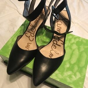 Sam Edelman Black Leather Pumps